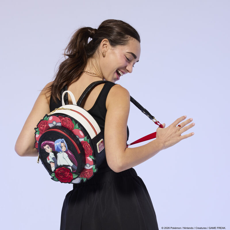 SDCC Limited Edition Pok&eacute;mon Team Rocket Cameo Mini Backpack LFlifestyle1 view 2